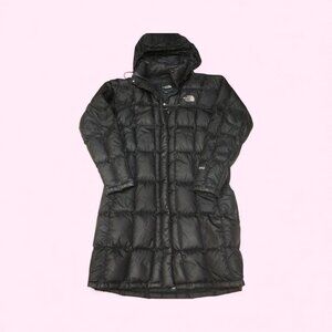 The‎ North Face Jacket Women's L 600 Down Coat Long Trench Puffer Hooded  *READ*